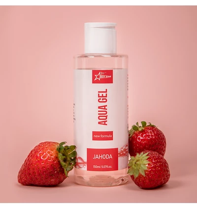 Sexy Star Aqua Gel Truskawka 150ml - Lubrykant na bazie wody, truskawkowy