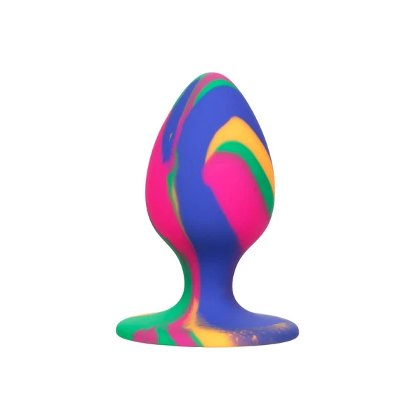 CalExotics Cheeky Medium Tie Dye Plug Multicolor - Korek analny