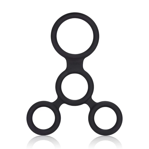CalExotics Full Erection Spreader Black - Elastyczny pierścień erekcyjny