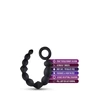 Anal Adventures Platinum Silicone Beginner Anal Beads Black - Koraliki analne