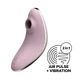 Satisfyer vulva lover 1 violet - Vibrátor na klitoris s ultrazvukovou stimuláciou, fialový