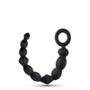 Anal Adventures Platinum Silicone Beginner Anal Beads Black - Koraliki analne