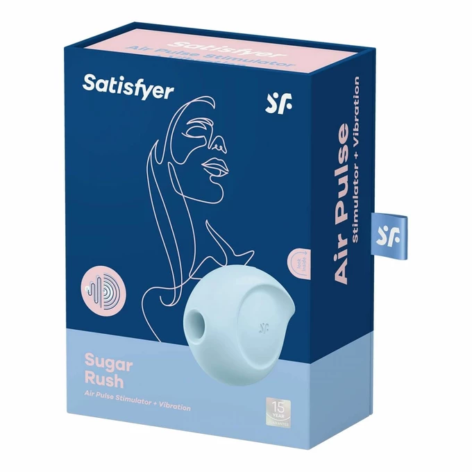Satisfyer sugar rush (blue) - Wibrator łechtaczkowy z stymulacją soniczną, Niebieski