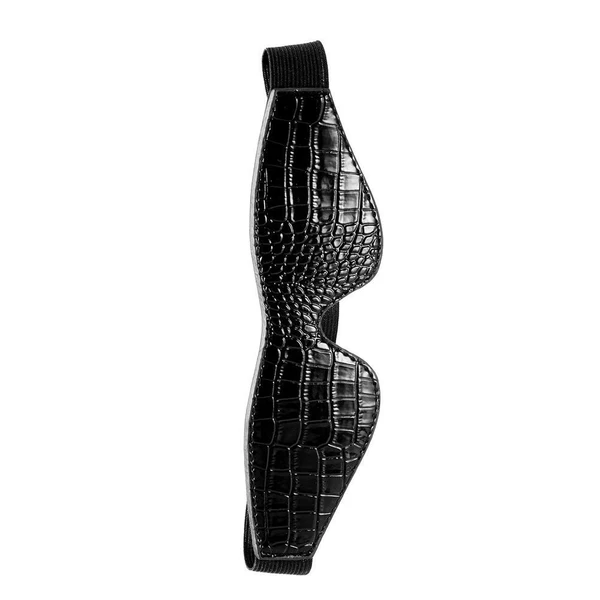Blaze Blindfold Croco Black - Maska na oczy