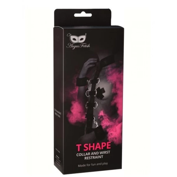 ARGUS T Shape Collar And Wirst Restrain - System do krępowania z obrożą