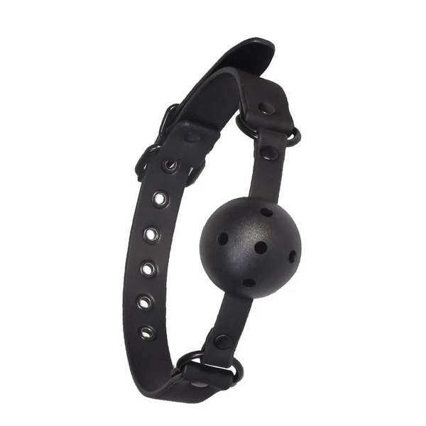 Blaze Ball Gag Black - Knebel z kulką, Czarny