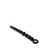 Anal Adventures Platinum Silicone Beginner Anal Beads Black - Koraliki analne