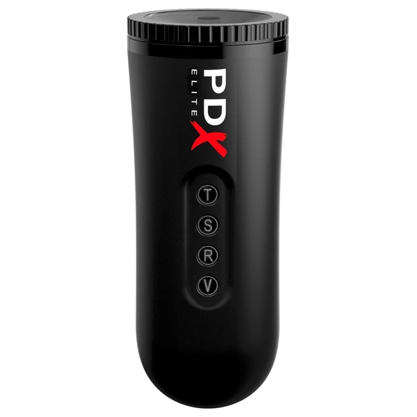 PDX Elite moto blower - Masturbator wibrujący oralny z ruchem pulsacyjnym