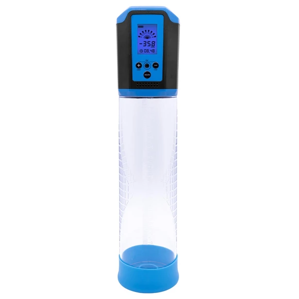 Boss Series Power Passion Pump 5 - Pompka do penisa automatyczna, Niebieski