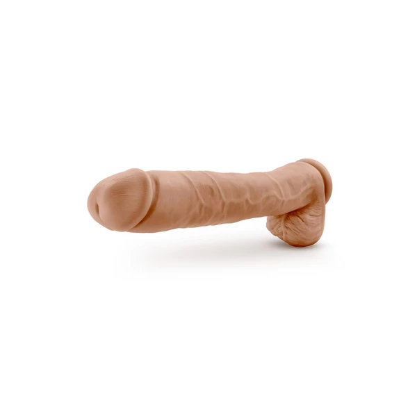 Au Naturel Daddy 14' Mocha - Dildo klasyczne na przyssawce