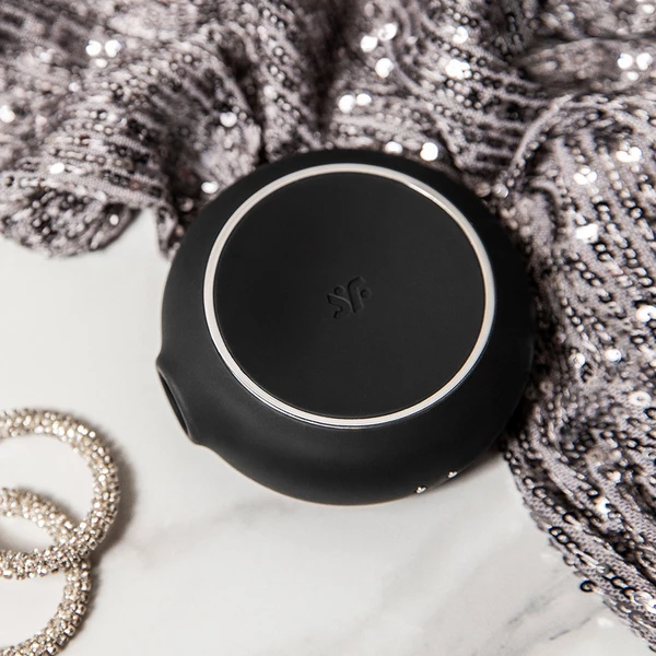 Satisfyer pro to go 3 black - Vibrátor na klitoris s ultrazvukovou stimuláciou, čierny