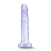 B Yours Sweet N Hard 5 Clear - Dildo klasyczne na przyssawce, Przezroczysty