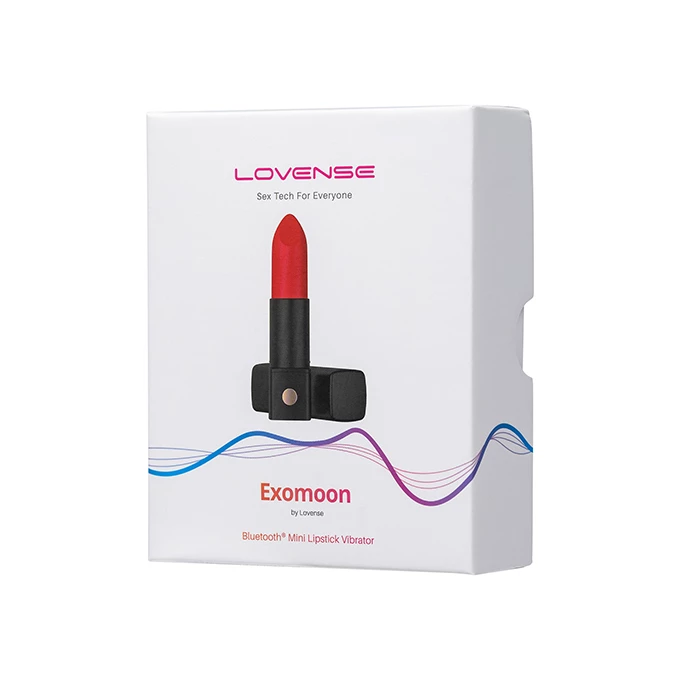 Lovense Exomoon - Mini vibrátor v tvare rúžu