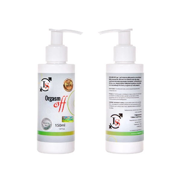 Love Stim orgasm off żel 150 ml - Żel wydłużający stosunek