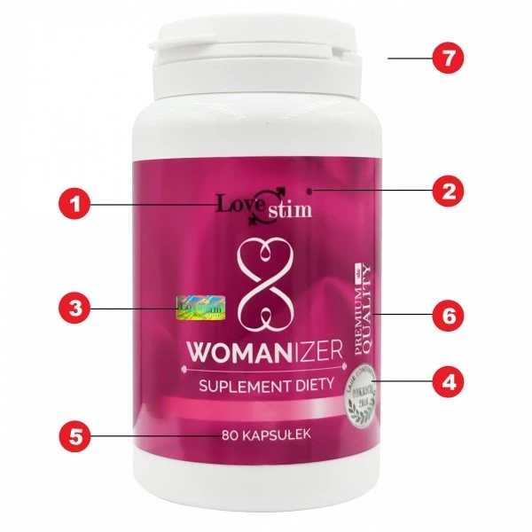 Love Stim lstim suplement womanizer 80kaps - Suplement wzmacniający libido