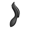 Satisfyer curvy trinity 2 (black) - Wibrator podwójny soniczny + punkt G, Czarny