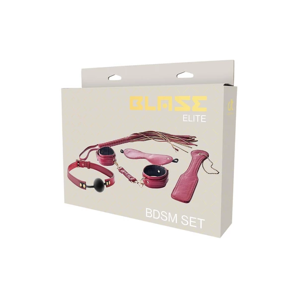Blaze Elite Bdsm Set Red - Zestaw BDSM, Czerwony