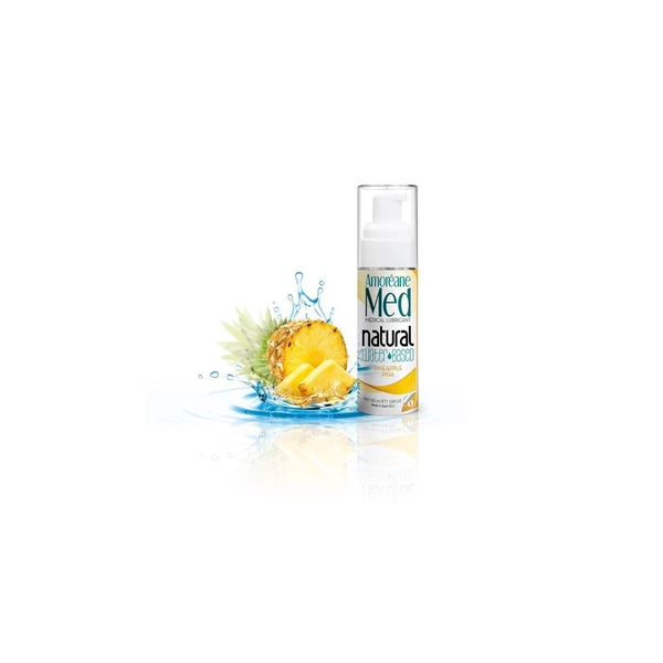 Amoreane Pineapple With Phytoplankton 50Ml - Przeciwzapalny Lubrykant na bazie wody ananasowy