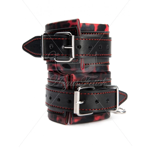 ARGUS Leopard Wrist Cuffs - Kajdanki na ręce