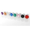 Boss Series Jawellery Red - Korek analny z ozdobnym kamieniem, Czerwony
