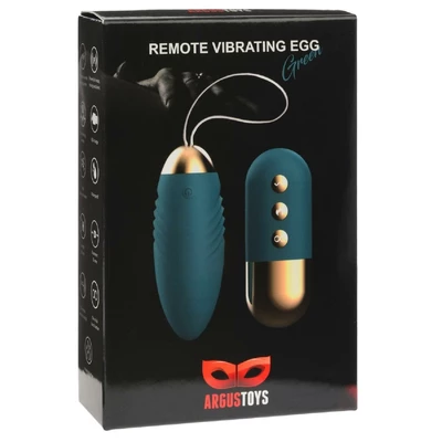 ARGUS Remote Vibrating Egg Green Burst - Wibrator jajeczko z pilotem i podgrzewaniem