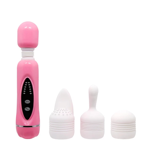 Baile Magical Massager 1312 - Wibrator wand z wymiennymi nakładkami