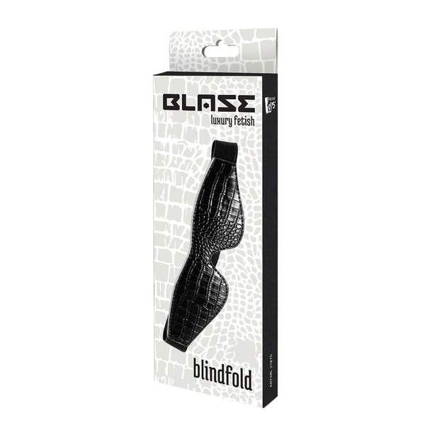 Blaze Blindfold Croco Black - Maska na oczy