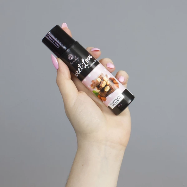 Secret Play chocolate hazelnut gel - 60 ml - Kremowy żel o smaku orzechowym