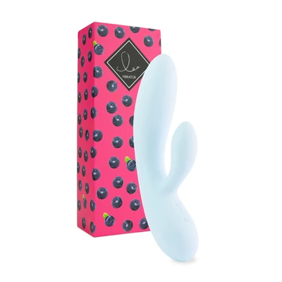 FeelzToys lea rabbit vibrator blueberry - Wibrator króliczek