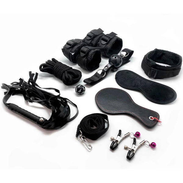 Alive Fury Bdsm Kit Black - Zestaw BDSM