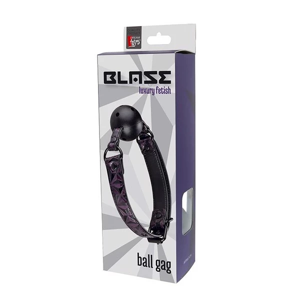 Blaze Ball Gag Purple - Knebel z kulką, Fio'