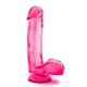 B Yours Sweet N Hard 1 Pink - Klasické dildo s prísavkou, ružové