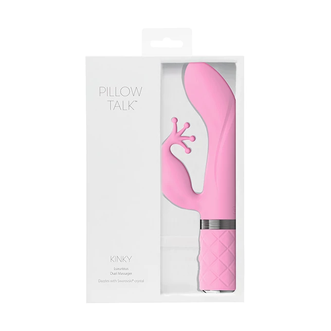 Pillow Talk kinky rabbit &amp; g-spot vibrator pink - Wibrator króliczek