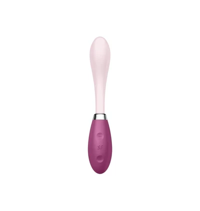 Satisfyer g-spot flex 3 (red) - Wibrator do punktu G elastyczny, Czerwony