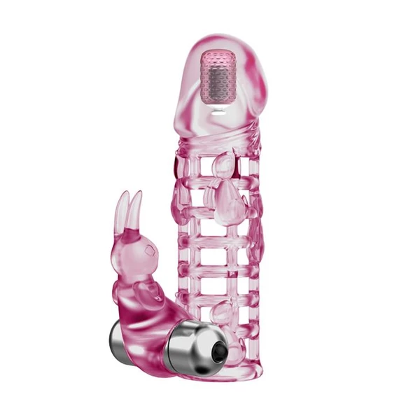 Baile Ultimate Love Sleeve Vibration 10 Vibration Functions - Wibrująca nakładka na penisa