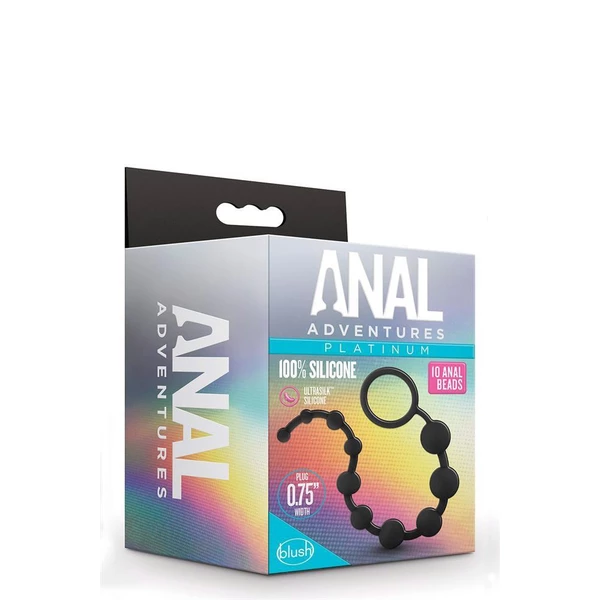 Anal Adventures Platinum Anal Beads - Koraliki analne