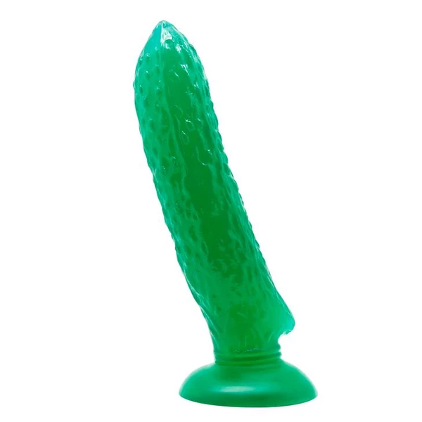 Baile Passionate Fruit Suction Base - Dildo w kształcie ogórka