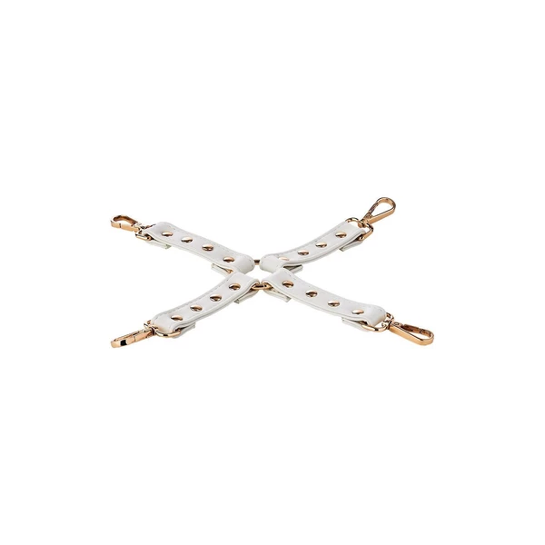 Blaze Elite Hogtie White - Krzyżak do krępowania, Biały