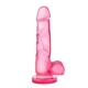 B Yours Sweet N Hard 4 Pink - Klasické dildo s prísavkou, ružové