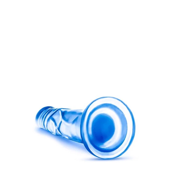 B Yours Sweet N Hard 5 Blue - Dildo klasyczne na przyssawce, Niebieski