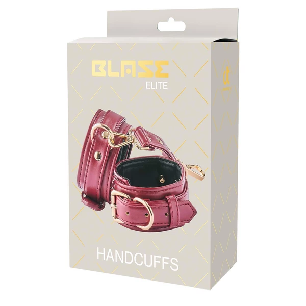Blaze Elite Handcuff Red - Kajdanki, Czerwony