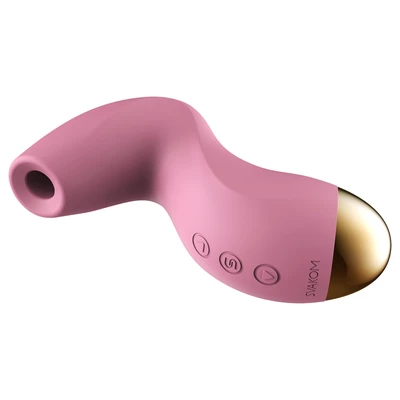 Svakom pulse pure deep suction stimulator pale pink - Wibrator soniczny do łechtaczki, Różowy