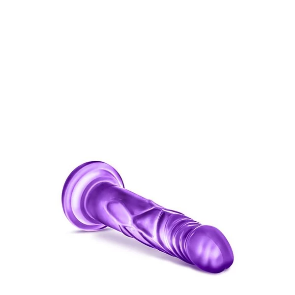B Yours Sweet N Hard 5 Purple - Dildo klasyczne na przyssawce, Fioletowy