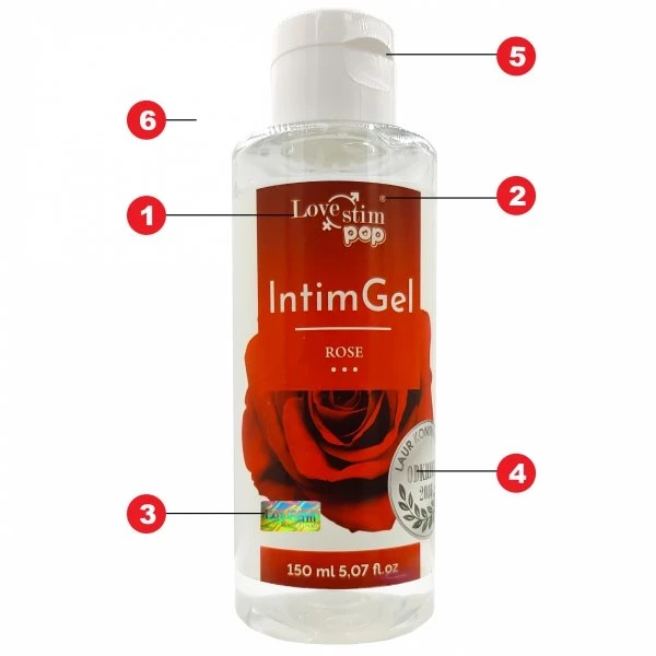 Love Stim lovestim pop intim gel rose 150 ml - Lubrykant różany