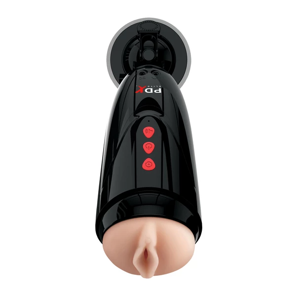 PDX Elite dirty talk starter stroker - Masturbator wibrujący z dźwiękami