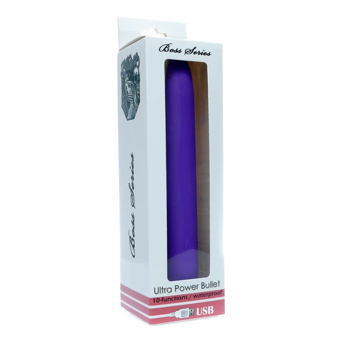 Boss Series Vision Matte Purple - Wibrator klasyczny, Fioletowy