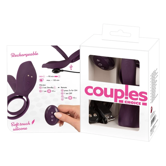 Couples Choice couples choice rc couple´s vib - Wibrator dla par wielofunkcyjny