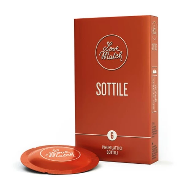 Love Match Sottile 6 Pcs Pack - Prezerwatywy ultracienkie