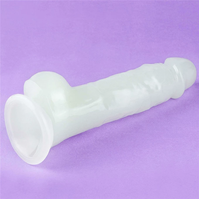 Lovetoy 8.5' Lumino Play Dildo - Dildo klasyczne na przyssawce świecące w ciemności