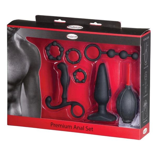 Malesation Premium Anal Set - Zestaw gadżetów analnych